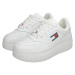 Tommy Hilfiger TJW RETRO BASKET FLATFORM ESS Dámske tenisky, biela, veľkosť