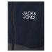 Jack & Jones Junior Flisová bunda  modrá / biela / sivá