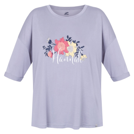 Women's T-shirt with Hannah CLEA glacier gray print