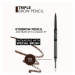 flormar Triple Brow Pencil ceruzka na obočie 3v1 odtieň 002 Auburn 0.75 g