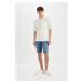 DEFACTO Regular Fit Jean Bermuda Shorts