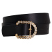 Black women's belt with buckle OCH BELLA