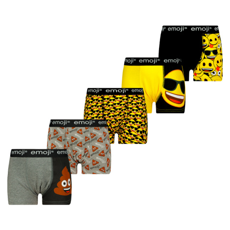 Chlapčenské boxerky Emoji 5 Pack - Frogies
