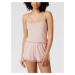 Dámske pyžamo - QS6820E TQO - staroružová - Calvin Klein staro růžová