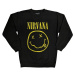 Nirvana mikina Yellow Happy Face Čierna