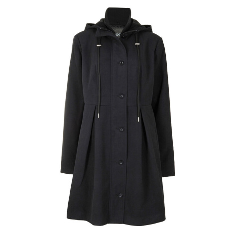 Kabát s kapucňou a záhybmi, A-línia bonprix