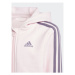 Adidas Mikina Essentials 3-Stripes Zip IJ6353 Ružová Regular Fit