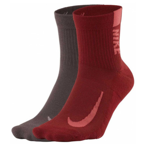 Dámske bežecké ponožky NIKE 2 PACK-U NK MLTPLIER ANKLE