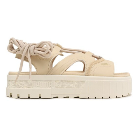 Puma Sandále Mayze Sandal Laces 388950 01 Béžová