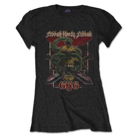 Black Sabbath tričko Bloody Sabbath 666 Čierna