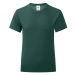 Iconic Fruit of the Loom Girls' Green T-shirt