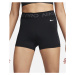 Dámske tréningové kraťasy NIKE W NIKE PRO DF MR 3IN SHORT GRX-FN3141-010-BLACK WHITE