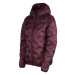 Dámska bunda FUNDANGO ALSEA Hooded Down Jacket-398 - aubergine