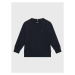 Tommy Hilfiger Mikina Solid KS0KS00234 Tmavomodrá Regular Fit