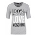 LOVE MOSCHINO Tričko W4F151IM3517 Sivá Regular Fit