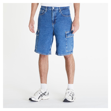 Šortky Calvin Klein Jeans 90'S Loose Cargo Short Denim Medium