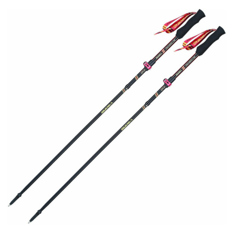 Viking Kettera Pro Lady Black/Fuchsia 37 - 125 cm Turistické palice