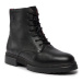 Tommy Hilfiger Čižmy Comfort Cleated Termo Lth Boot FM0FM04651 Čierna