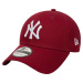 Vínová pánska šiltovka New Era 9FORTY New York Yankees MLB League Essential Cap 80636012