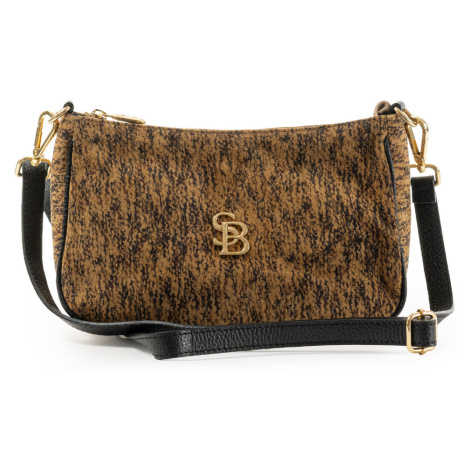 SARA BURGLAR Nice Lana Cuoio crossbody kabelka
