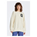 MIKINA GANT OVERSIZED G C-NECK SWEAT biela