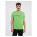 Svetlozelené pánske tričko Tommy Hilfiger