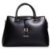 Guess  KUBA TRI COMPARTMENT SATCHEL HWVA93 29060  Tašky Čierna