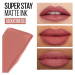 MAYBELLINE NEW YORK SuperStay Matte Ink matný tekutý rúž pre dlhotrvajúci efekt odtieň 455 Harmo