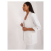 White women's blazer with 3/4 sleeves OCH BELLA