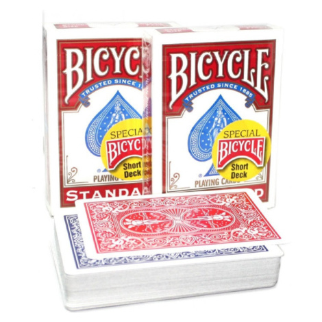 Kúzelnícke karty Bicycle Short Decks červené