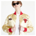 Mitchell & Ness Fashion LW Satin Jacket Light Gold