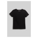 Tričko Karl Lagerfeld Wax Seal Logo T-Shirt Čierna