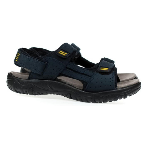 Pánske kožené modré letné sandále COMFORT ANDREW John-C