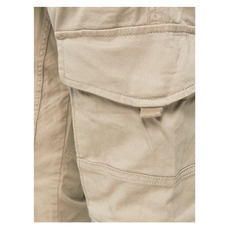 Béžové pánske nohavice s vreckami Jack & Jones Paul