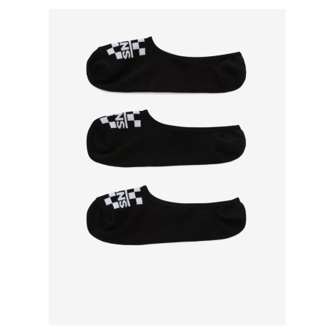 Sada troch párov ponožiek v čierne farbe VANS