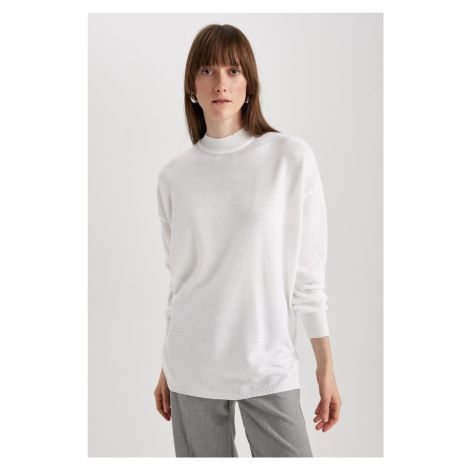 DEFACTO Relax Fit Half Turtleneck Basic Sweater Tunic