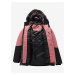 Čierno-ružová dámska zimná bunda ALPINE PRE EGYPA