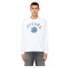 Diesel Mikina - S-GINN-K30 SWEAT-SHIRT biela