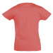 SOĽS Cherry Dievčenské tričko s krátkym rukávom SL11981 Coral