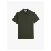 Koton Half Zipper Polo T-Shirt Short Sleeve Textured