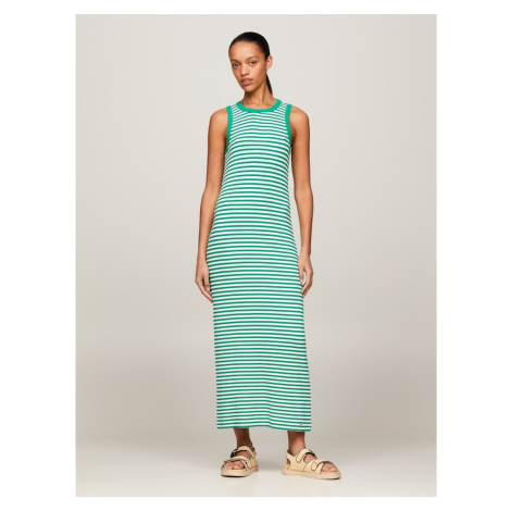 Green and white women's striped dress Tommy Hilfiger - Women's