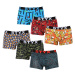 6PACK men's boxers Styx art sports rubber multicolored