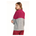 Dámsky sveter model 159521 Fuchsia grey - Nife šedá-malinová