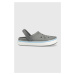 Šľapky Crocs Crocband Clean Clog pánske, šedá farba, 208371