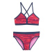 Dievčenské plavky COLOR KIDS Bikini - AOP, diva pink