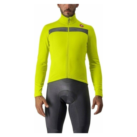 Castelli Puro 3 FZ Dres Electric Lime/Silver Reflex