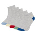 DEFACTO Boy's 5-Piece Cotton Booties Socks