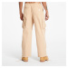 Kalhoty Karl Kani Small Signature Washed Parachute Pants Sand