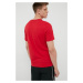 Bavlnené tričko Rossignol červená farba, s nášivkou, RLKMY02