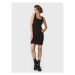 Calvin Klein Úpletové šaty Iconic K20K205447 Čierna Slim Fit